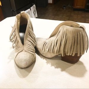 Coconuts V Fringe Booties